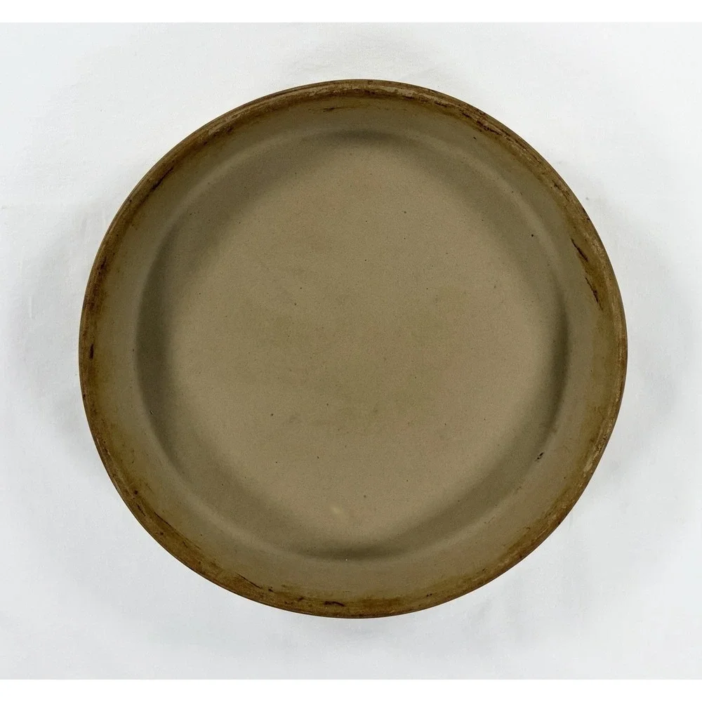 Vintage Pampered Chef Family Heritage Round Deep Dish Baker Stoneware K128 Pizza
